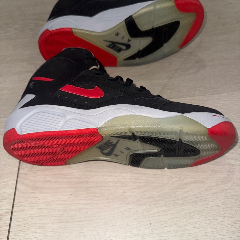 Nike Air Flight Lite High Black Sneakers Classic Style - Picture 8 of 10